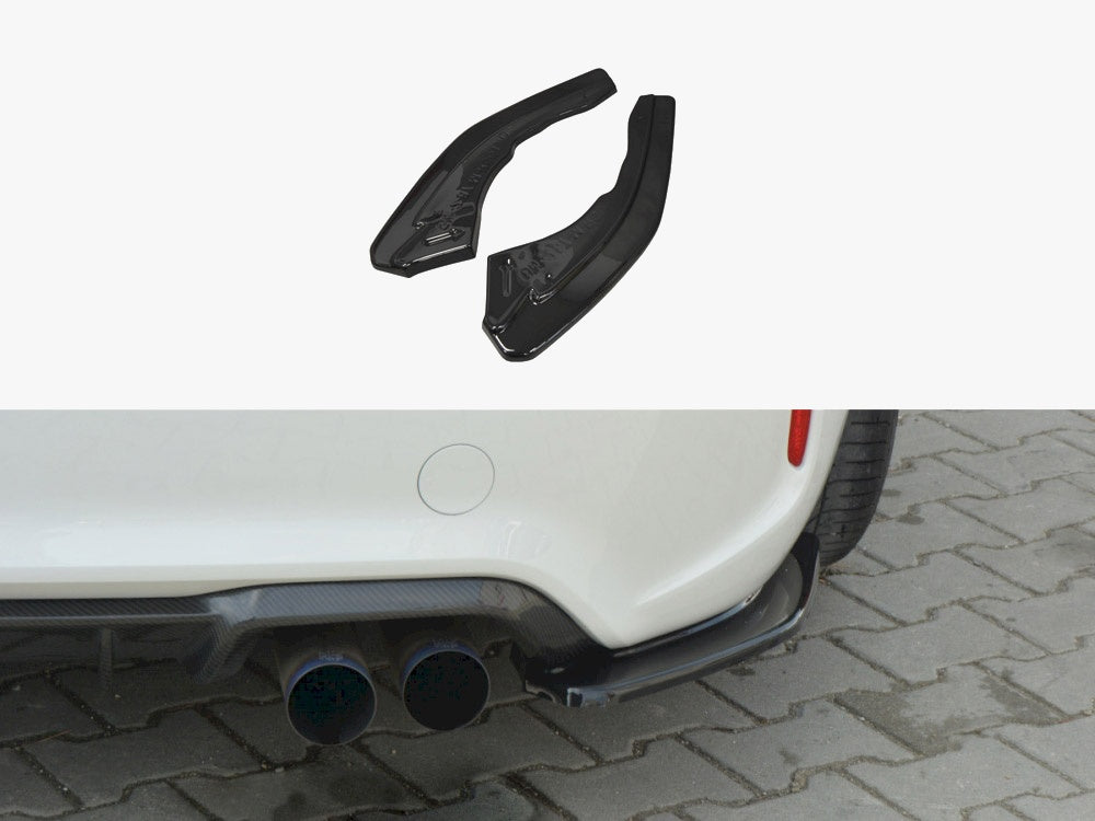 Maxton Design Rear Side Splitters BMW M2 F87 Coupe - Textured