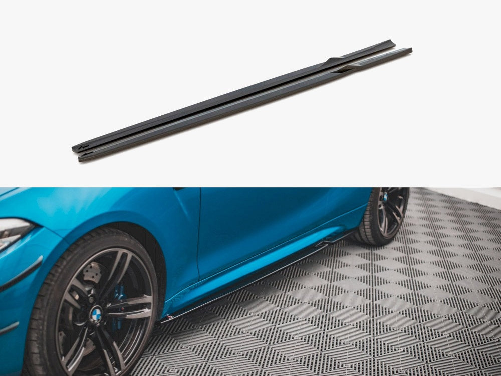 Maxton Design Side Skirts Diffusers V.2 Bmw M2 F87 (2016-2020)
