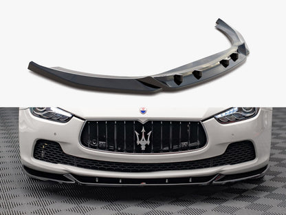 Maxton Design Front Splitter V.1 Maserati Ghibli MK3 (2013-2017)