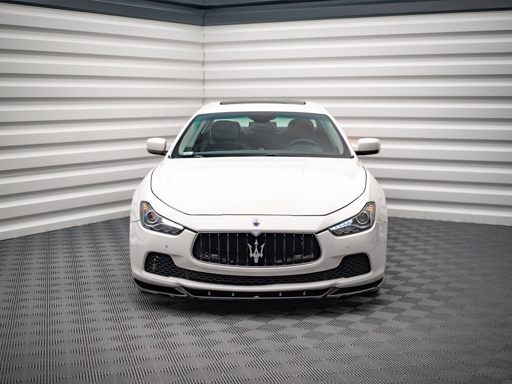 Maxton Design Front Splitter V.1 Maserati Ghibli MK3 (2013-2017)