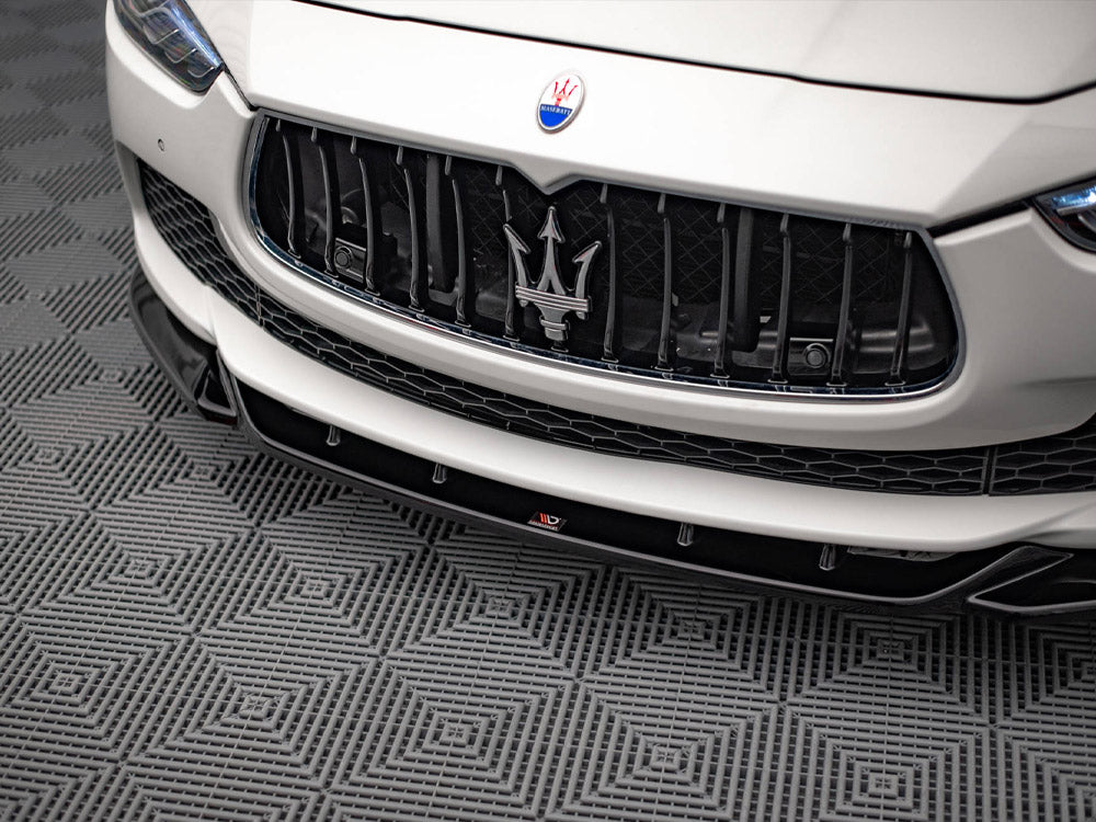 Maxton Design Front Splitter V.1 Maserati Ghibli MK3 (2013-2017)