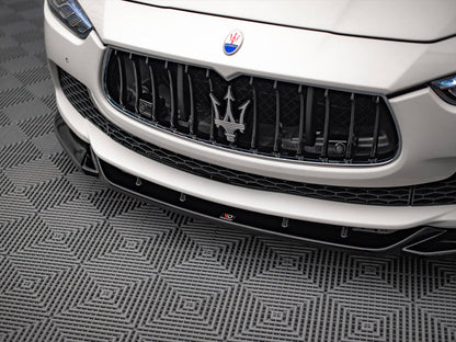 Maxton Design Front Splitter V.1 Maserati Ghibli MK3 (2013-2017)