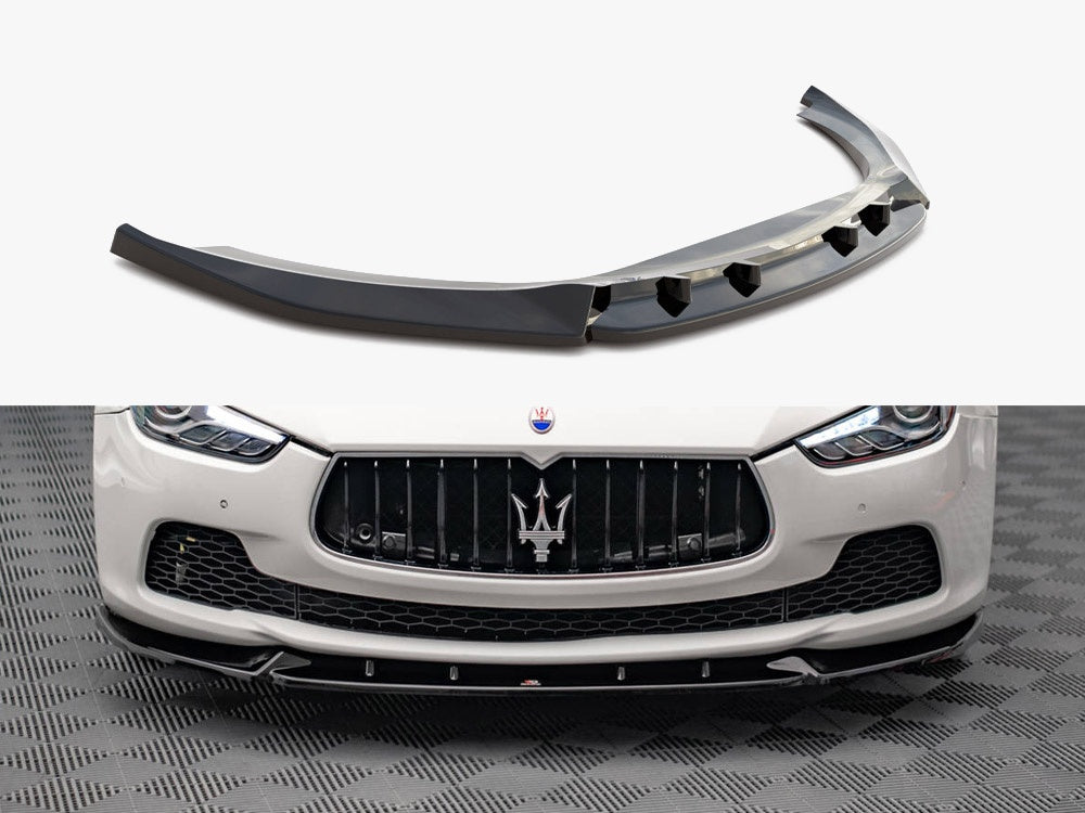 Maxton Design Front Splitter V.2 Maserati Ghibli MK3 (2013-2017)