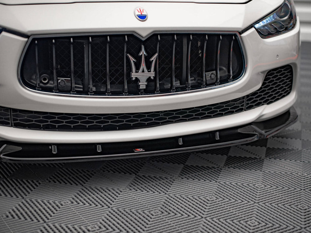 Maxton Design Front Splitter V.2 Maserati Ghibli MK3 (2013-2017)