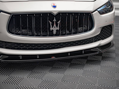 Maxton Design Front Splitter V.2 Maserati Ghibli MK3 (2013-2017)
