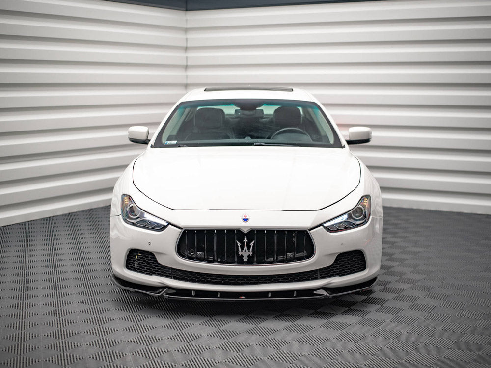 Maxton Design Front Splitter V.2 Maserati Ghibli MK3 (2013-2017)