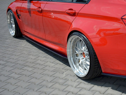 Maxton Design Side Skirts Diffusers V.1 BMW M3 F80 (2014-18)