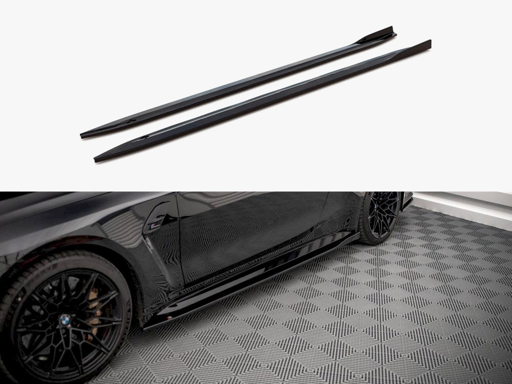 Maxton Design Side Skirts Diffusers V.1 Bmw M4 G82 (2021-)
