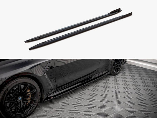Maxton Design Side Skirts Diffusers V.1 Bmw M4 G82 (2021-)