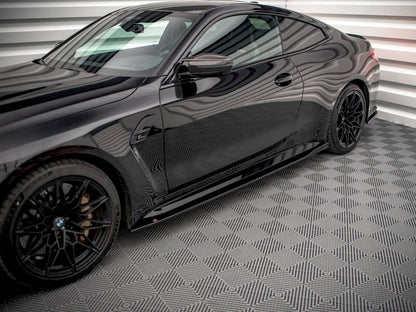 Maxton Design Side Skirts Diffusers V.1 Bmw M4 G82 (2021-)