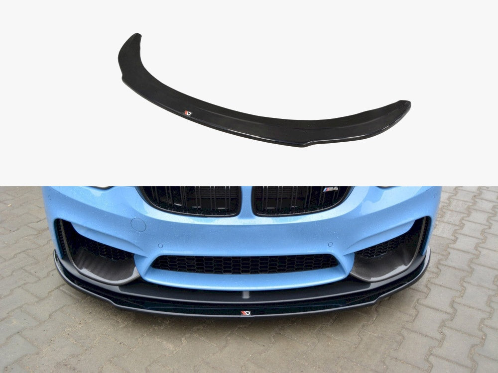 Maxton Design Front Splitter BMW M4 F82 M-Performance - Textured