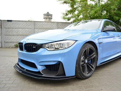 Maxton Design Front Splitter BMW M4 F82 M-Performance - Textured