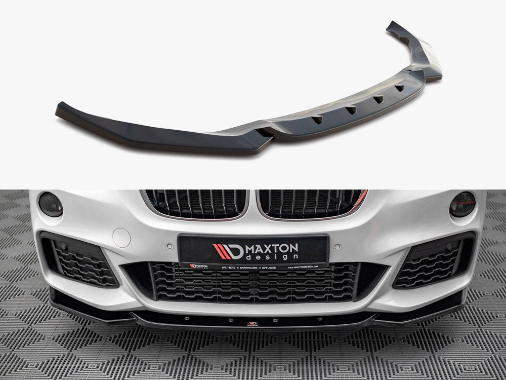 Maxton Design Front Splitter V.1 Bmw X1 M-pack F48 (2015-2019)