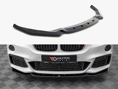 Maxton Design Front Splitter V.1 Bmw X1 M-pack F48 (2015-2019)