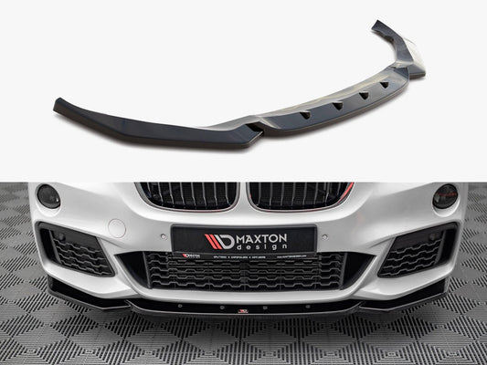 Maxton Design Front Splitter V.1 Bmw X1 M-pack F48 (2015-2019)