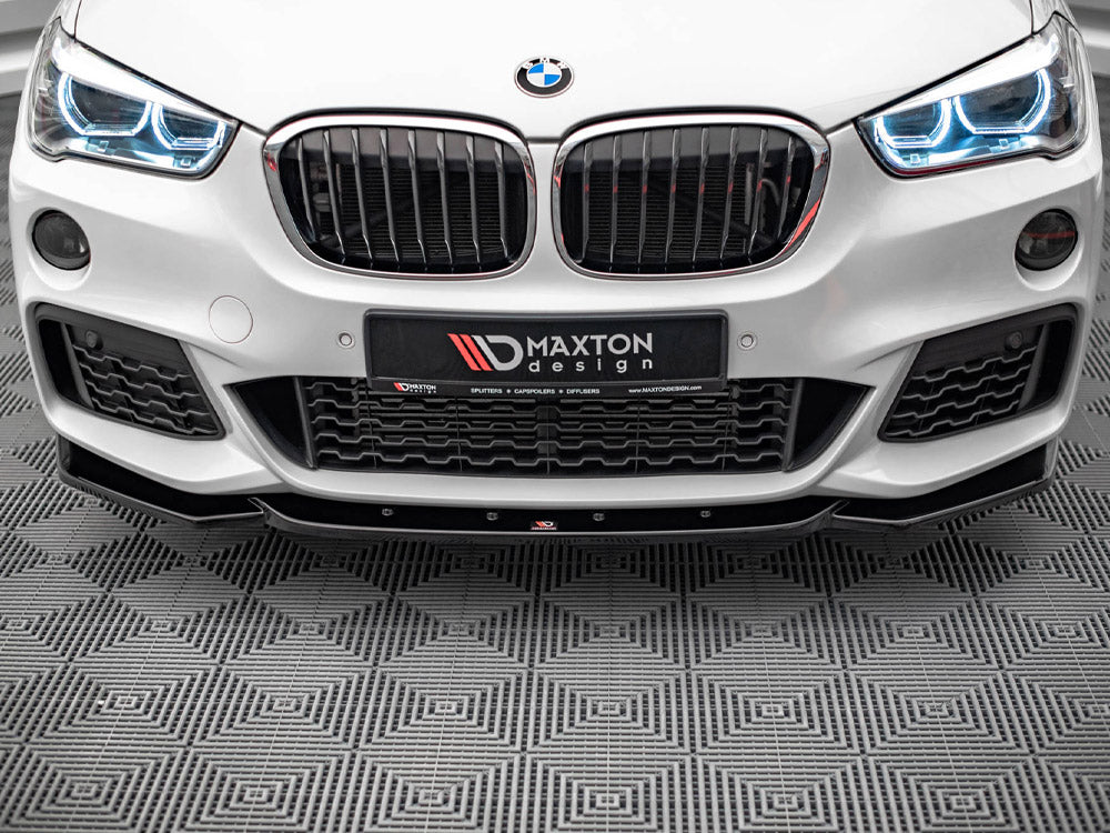 Maxton Design Front Splitter V.1 Bmw X1 M-pack F48 (2015-2019)
