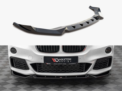 Maxton Design Front Splitter V.2 Bmw X1 M-pack F48 (2015-2019)