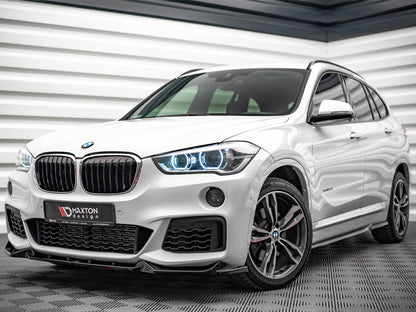 Maxton Design Front Splitter V.2 Bmw X1 M-pack F48 (2015-2019)