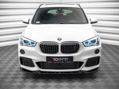Maxton Design Front Splitter V.2 Bmw X1 M-pack F48 (2015-2019)