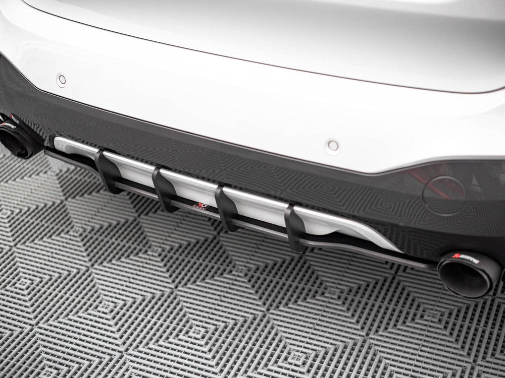 Maxton Design Street PRO Rear Diffuser Bmw X1 M-pack F48 (2015-2019)