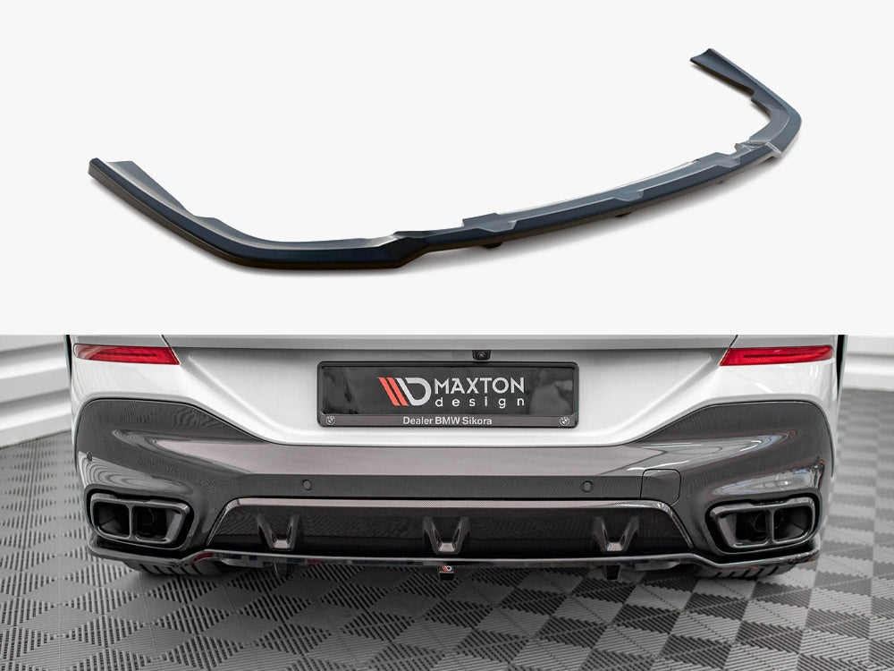 Maxton Design Central Rear Splitter (Vertical Bars) V.1 BMW X6 M-Pack G06