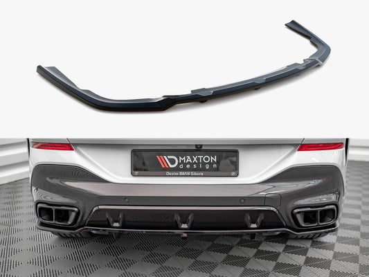 Maxton Design Central Rear Splitter (Vertical Bars) V.1 BMW X6 M-Pack G06