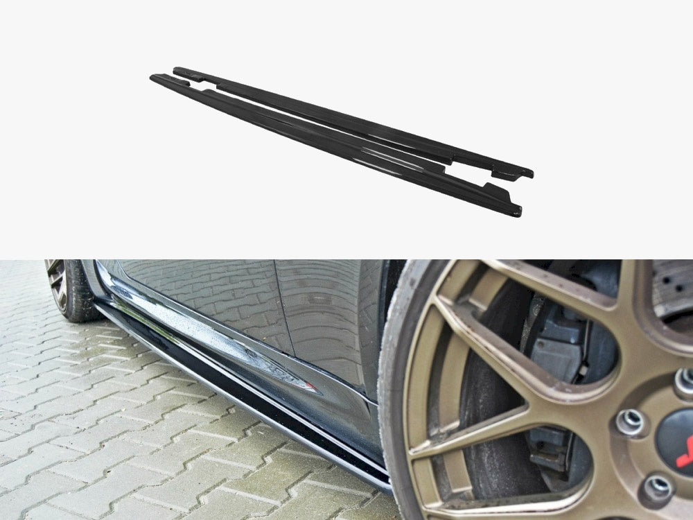 Maxton Design Side Skirts Splitters Bmw M6 E63 (2005-2010) - Carbon Look