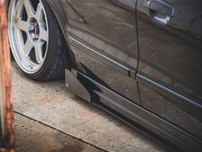 Maxton Design Racing Side Skirts Diffusers Mitsubishi Galant Avance MK8 (1996-2003)