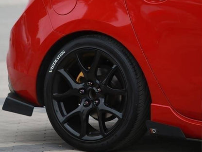 Maxton Design Racing Rear Side Splitters Mazda 3 Mk2 MPS