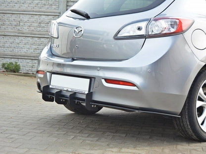 Maxton Design Mazda 3 MK2 Sport (Preface) Rear Diffuser & Rear Side Splitters