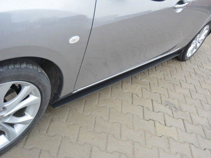 Maxton Design Racing Side Skirts Diffusers Mazda 3 MK2 Sport (Preface)