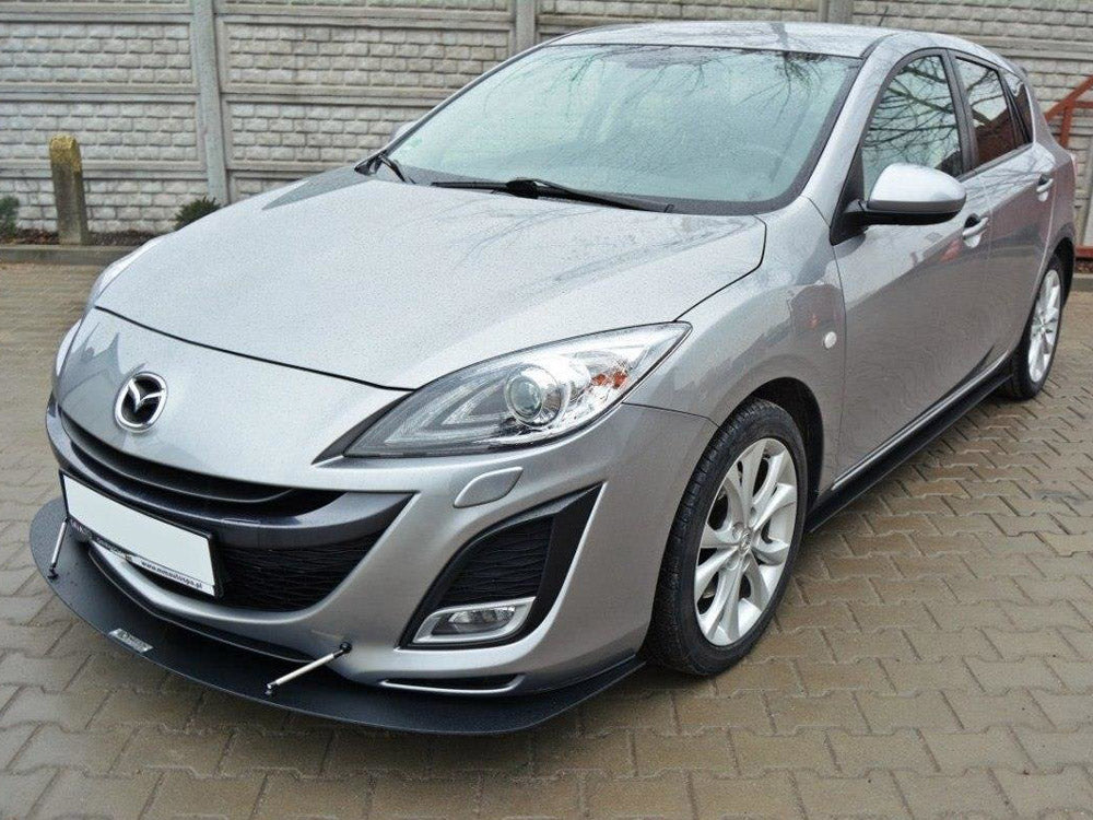 Maxton Design Racing Side Skirts Diffusers Mazda 3 MK2 Sport (Preface)