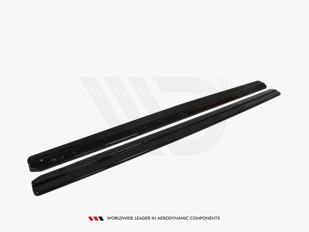 Maxton Design Side Skirts Diffusers Mazda 3 MK2 Sport (Preface) - Carbon Look