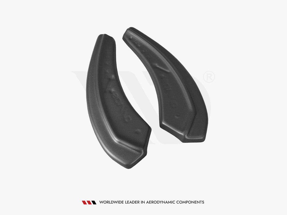 Maxton Design Rear Side Splitters Mazda 3 Mk3 Facelift - Textured