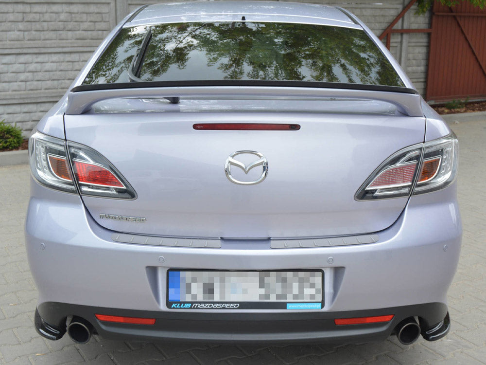 Maxton Design Rear Side Splitters  Mazda 6 MK2 Sport Hatch (Gh-series) Pre-facelift (2008-2010) - Carbon Look