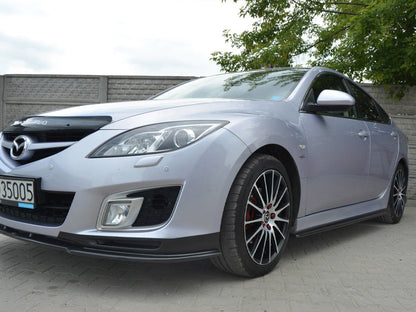 Maxton Design Side Skirts Splitters  Mazda 6 MK2 Sport Hatch (Gh-series) Pre-facelift (2008-2010) - Carbon Look