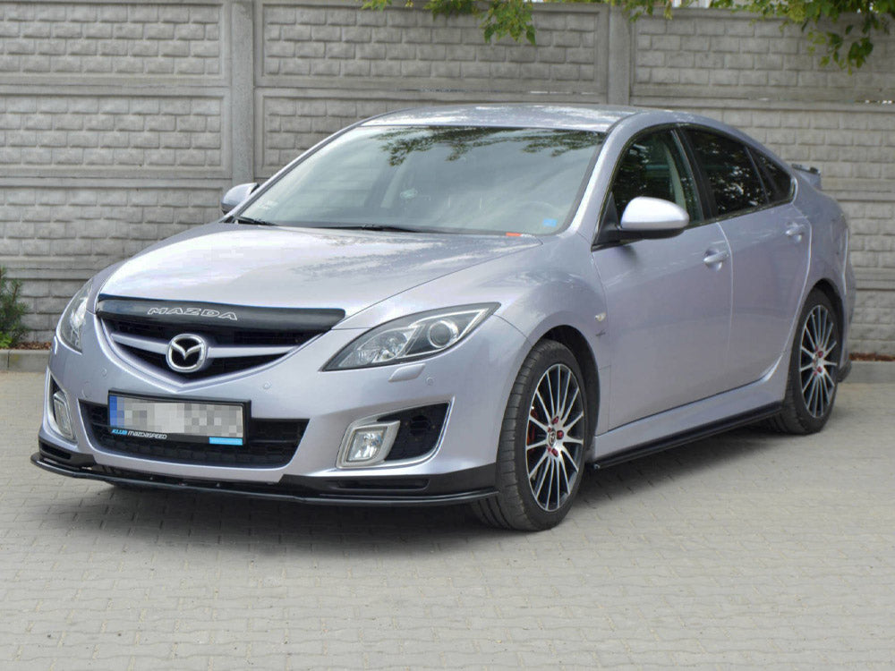 Maxton Design Side Skirts Splitters  Mazda 6 MK2 Sport Hatch (Gh-series) Pre-facelift (2008-2010) - Carbon Look
