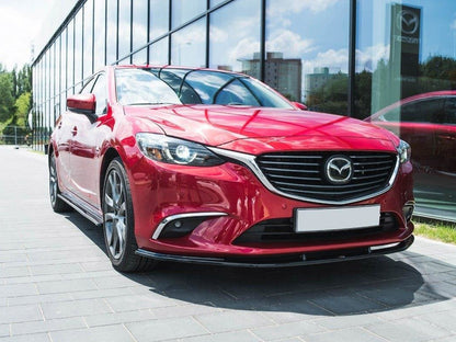 Maxton Design Front Splitter V.1 Mazda 6 GJ (MK3) Facelift (2014- 2017) - Carbon Look