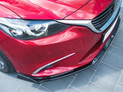 Maxton Design Front Splitter V.2 Mazda 6 GJ (MK3) Facelift (2014-2017)