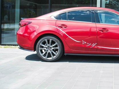 Maxton Design Rear Side Splitters Mazda 6 GJ (MK3) Facelift (2014- 2017) - Textured
