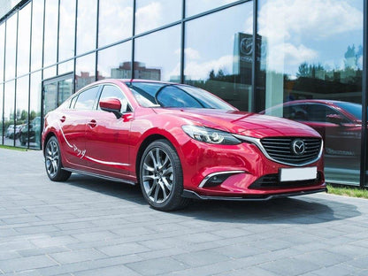 Maxton Design Side Skirts Diffusers Mazda 6 Sedan GJ Mk3 - Carbon Look