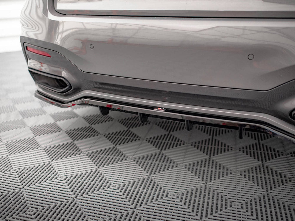 Maxton Design Rear Splitter (Vertical Bars) V.1 BMW 7 M-Pack G11 / G12 Facelift