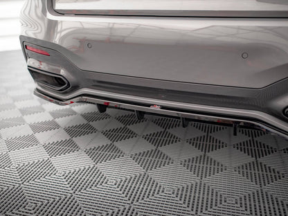 Maxton Design Rear Splitter (Vertical Bars) V.1 BMW 7 M-Pack G11 / G12 Facelift