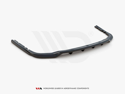 Maxton Design Central Rear Splitter (Vertical Bars) BMW X7 M-Pack G07