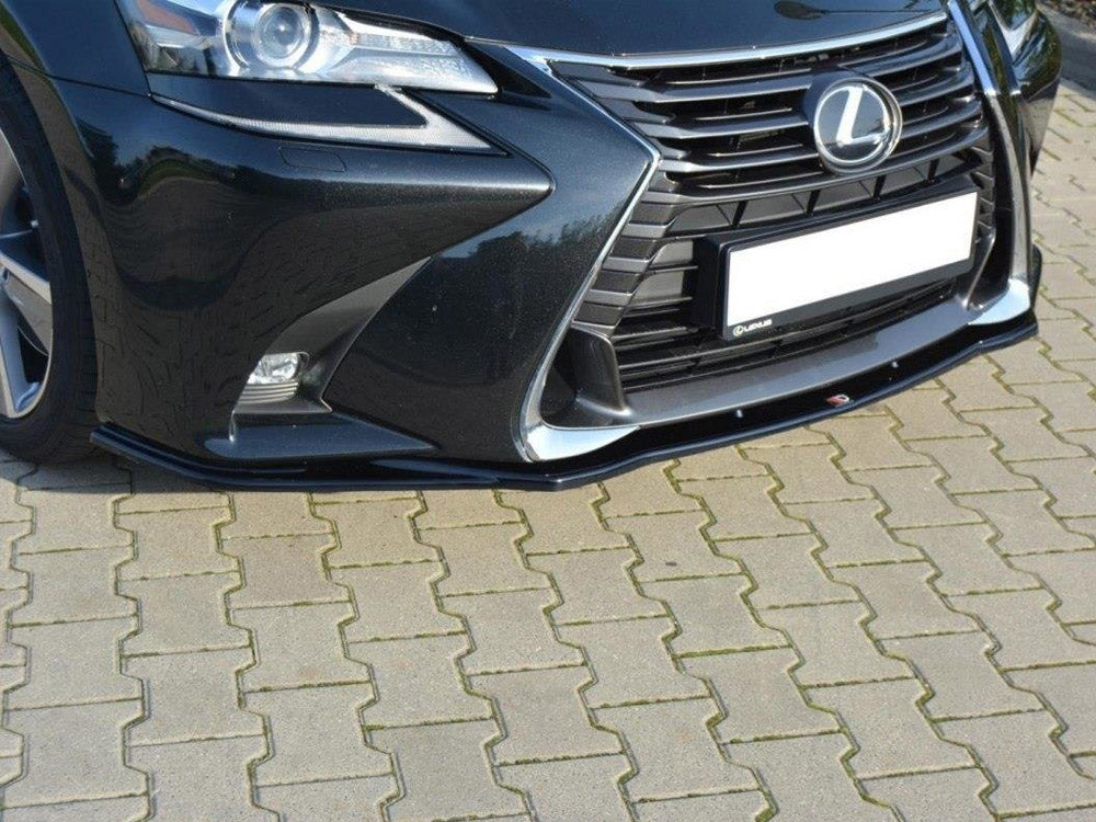 Maxton Design Front Splitter V.1 Lexus GS MK4 Facelift - Textured