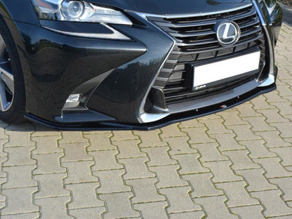 Maxton Design Front Splitter V.1 Lexus GS MK4 Facelift - Textured