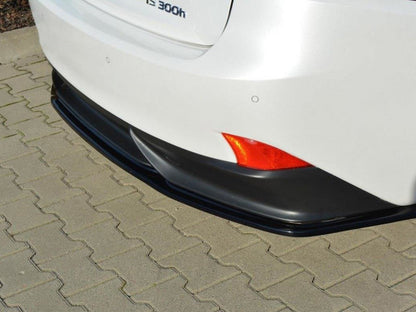 Maxton Design Central Rear Splitter Lexus IS 300H Mk3 - Carbon Look