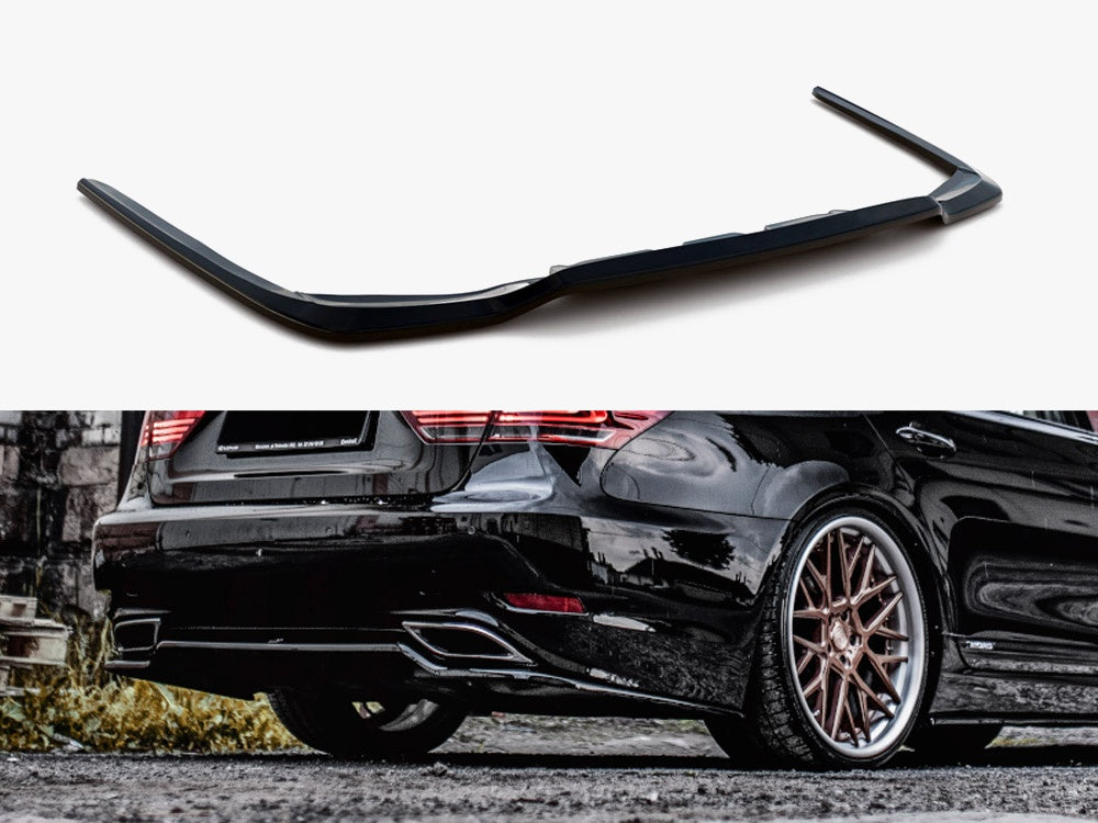 Maxton Design Central Rear Splitter Lexus LS Mk4 Facelift