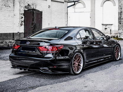 Maxton Design Rear Splitter (Vertical Bars) Lexus LS Mk4 Facelift