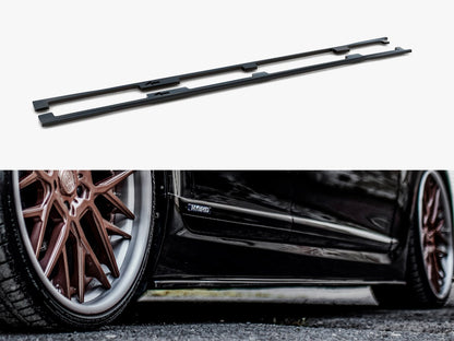 Maxton Design Side Skirts Diffusers Lexus LS Long Wheelbase MK4 Facelift (2012-2017)